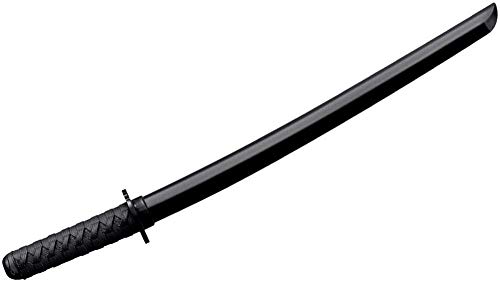 Cold Steel Wakizashi Bokken, Trainingsschwert mit optimiertem Griff, Schwarz von Cold Steel