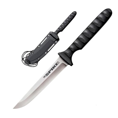 Cold Steel Drop Point Spike Fixed Blade, small, black von Cold Steel