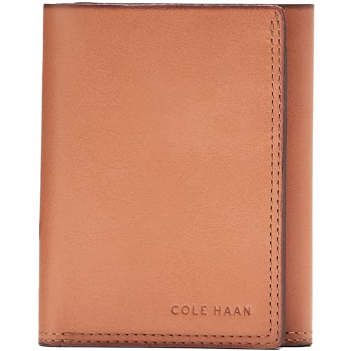 Cole Haan Herren Raw Cut Vachetta Trifold Brieftasche Taschen Und Geldbörsen Braun ONE Size von Cole Haan