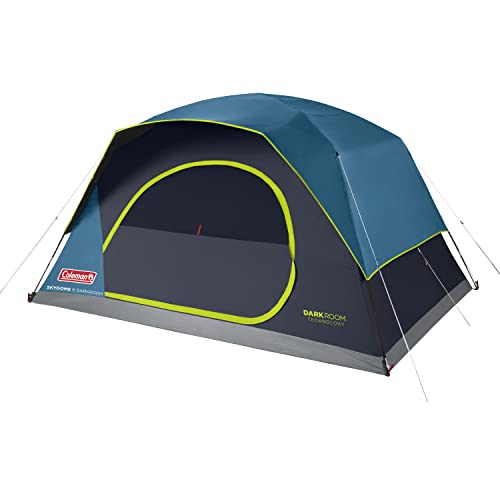 Coleman Skydome 4 Zelt|4 Personen Campingzelt|extra dunkle Schlafkabine|Kuppelzelt|100% wasserdicht|Aufbau in 5 Minuten von Coleman