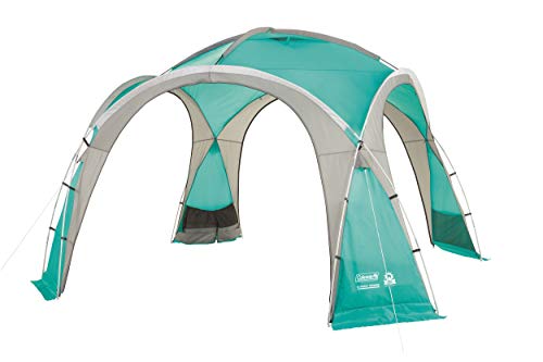 Coleman Event Dome Pavillon stabiles Partyzelt mit Stahlgestänge, blau, 3.65 x 3.65 x 2.18 m, 2000025127 von Coleman