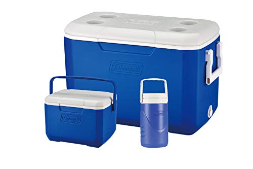 Coleman Passive Kühlbox Combo, 3 leistungsstarke Thermoboxen mit Fassungsvermögen 46 L, 4,7 L und 2 L von Coleman