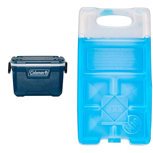 Coleman Xtreme 52 QT Kühlbox, große Thermobox mit 49L Fassungsvermögen & Campingaz Kühlakku Freeze Pack M10, 18 x 9, 5 x 3 cm, Blau Coleman Xtreme 52 QT Kühlbox, große Thermobox mit 49L Fassungsvermögen & Campingaz Kühlakku Freeze Pack M10, 18 x 9, 5 x 3 cm, Blau von Coleman