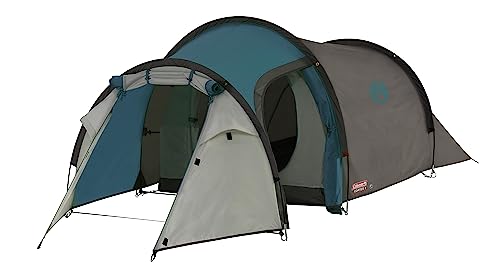 Coleman Zelt Cortes 2 Personen, 2 Mann Zelt, Tunnelzelt, Festivalzelt, Trekkingzelt mit Vorzelt, wasserdicht WS 2.000mm, Einheitsgröße von Coleman