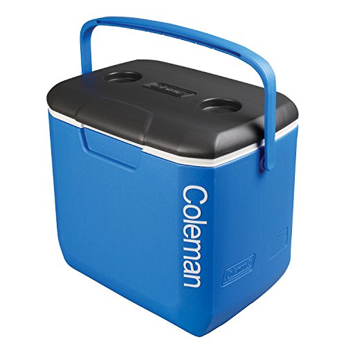 Coleman passive Kühlbox 30QT Performance, kühlt bis zu 2 Tage, Thermobox mit 28 L Fassungsvermögen, mobile passiv Kühlbox mit stabilem Tragegriff von Coleman