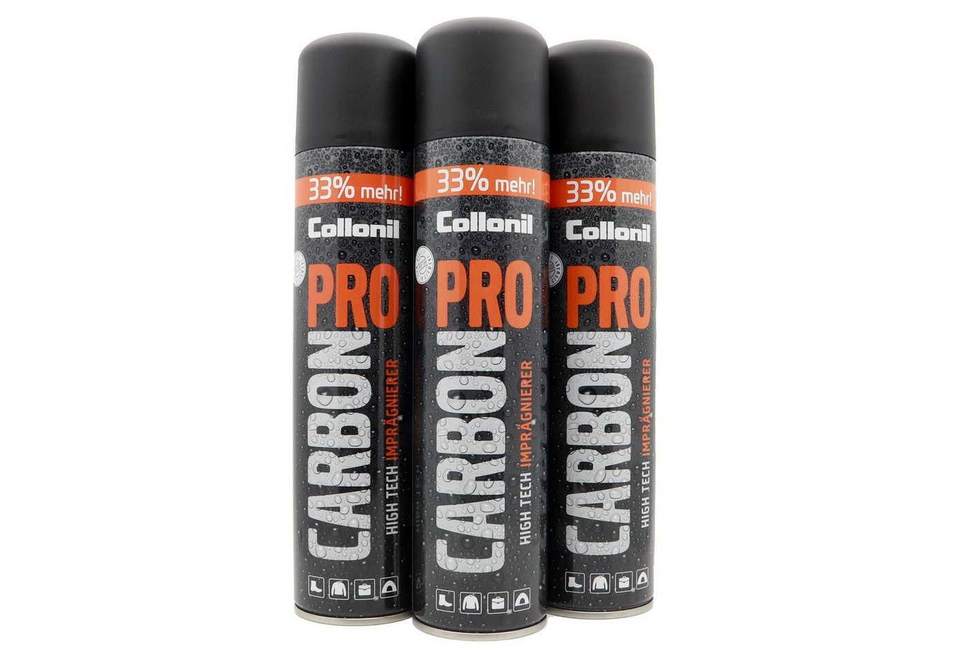 Collonil 3er Set Collonil Carbon Pro für Schuhe & Bekleidung Imprägnierspray Schuh-Imprägnierspray Collonil 3er Set Collonil Carbon Pro für Schuhe & Bekleidung Imprägnierspray Schuh-Imprägnierspray von Collonil