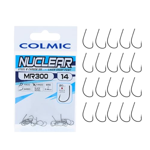 Colmic Angel Haken Haken Nuclear MR 300 14 Haken Öse für das Surfcasting Meer Boot Bolo Spinning Colmic Angel Haken Haken Nuclear MR 300 14 Haken Öse für das Surfcasting Meer Boot Bolo Spinning von Colmic