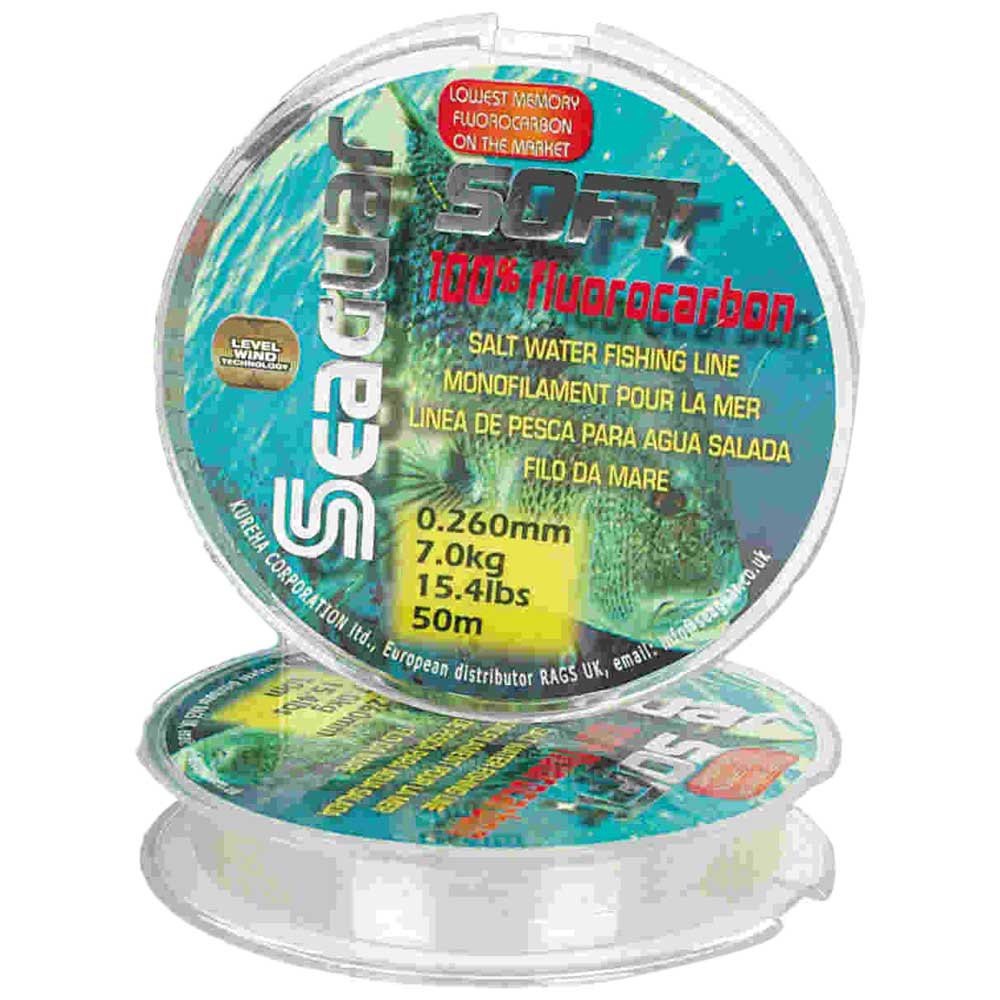 Colmic Seaguar Soft Fluorocarbon 50 M Durchsichtig 0.185 mm von Colmic