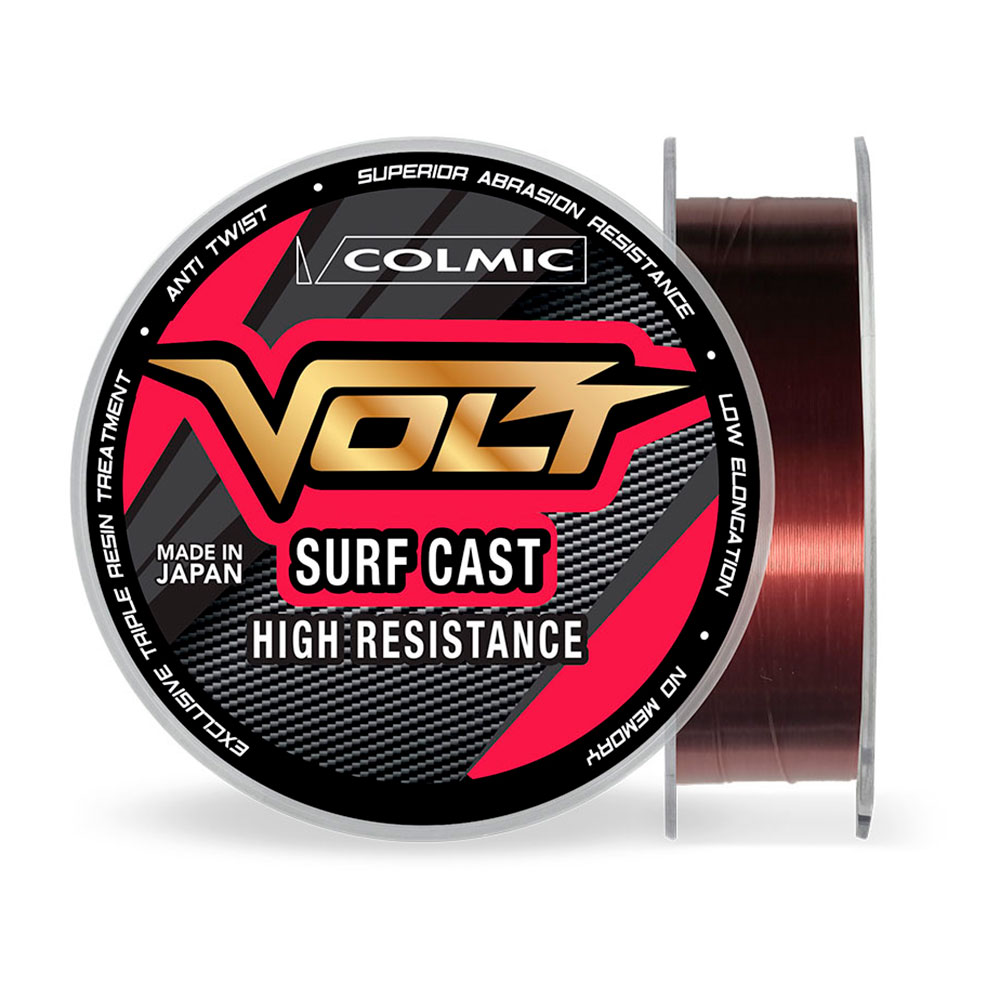 Colmic Volt Surf Cast Monofilament 1000 M Silber 0.260 mm von Colmic