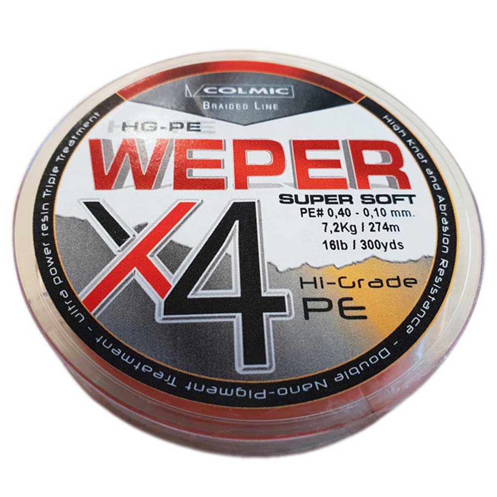 Colmic Weper X4 Braided Line 274 M Durchsichtig 0.350 mm Colmic Weper X4 Braided Line 274 M Durchsichtig 0.350 mm von Colmic