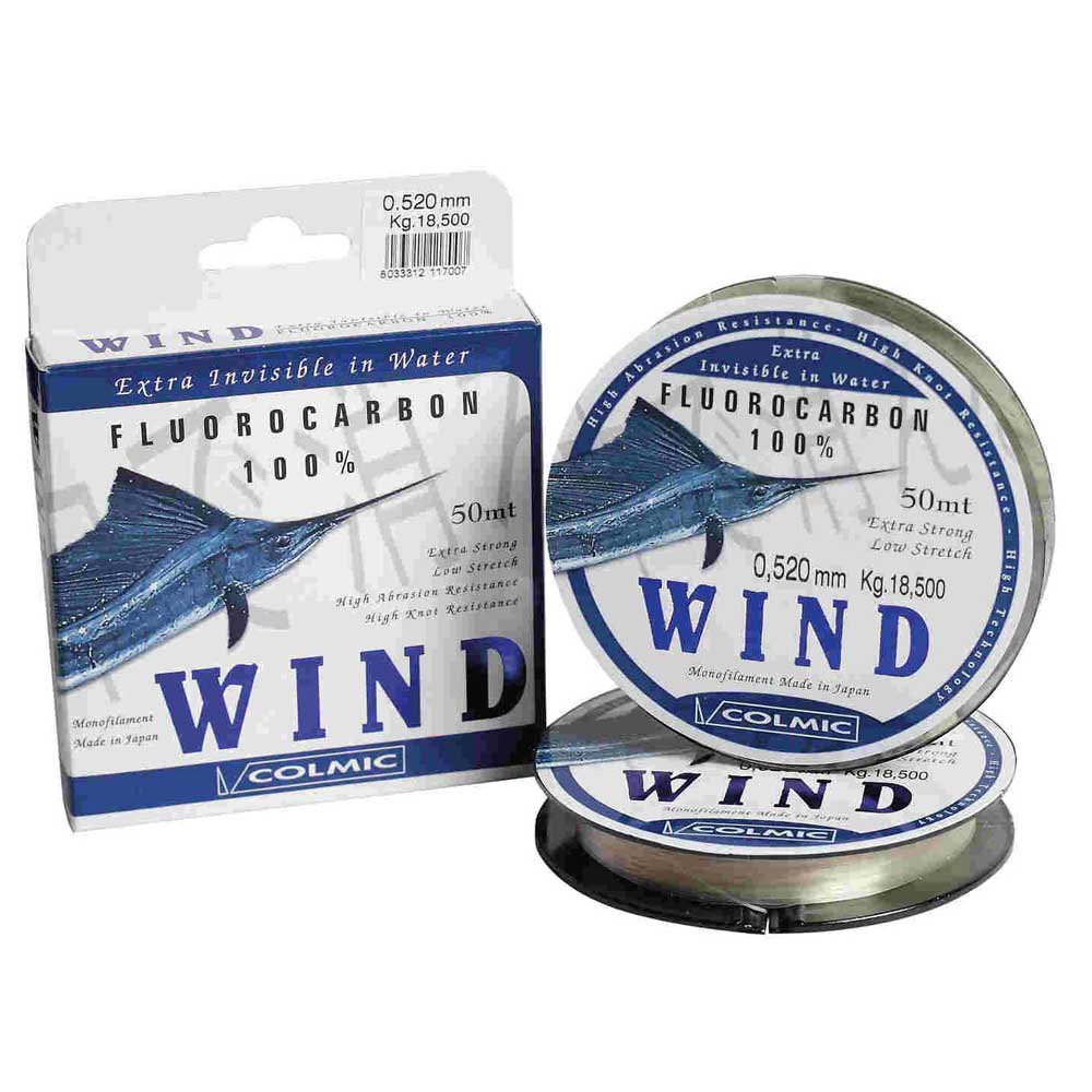 Colmic Wind Fluorocarbon 50 M Durchsichtig 0.710 mm Colmic Wind Fluorocarbon 50 M Durchsichtig 0.710 mm von Colmic