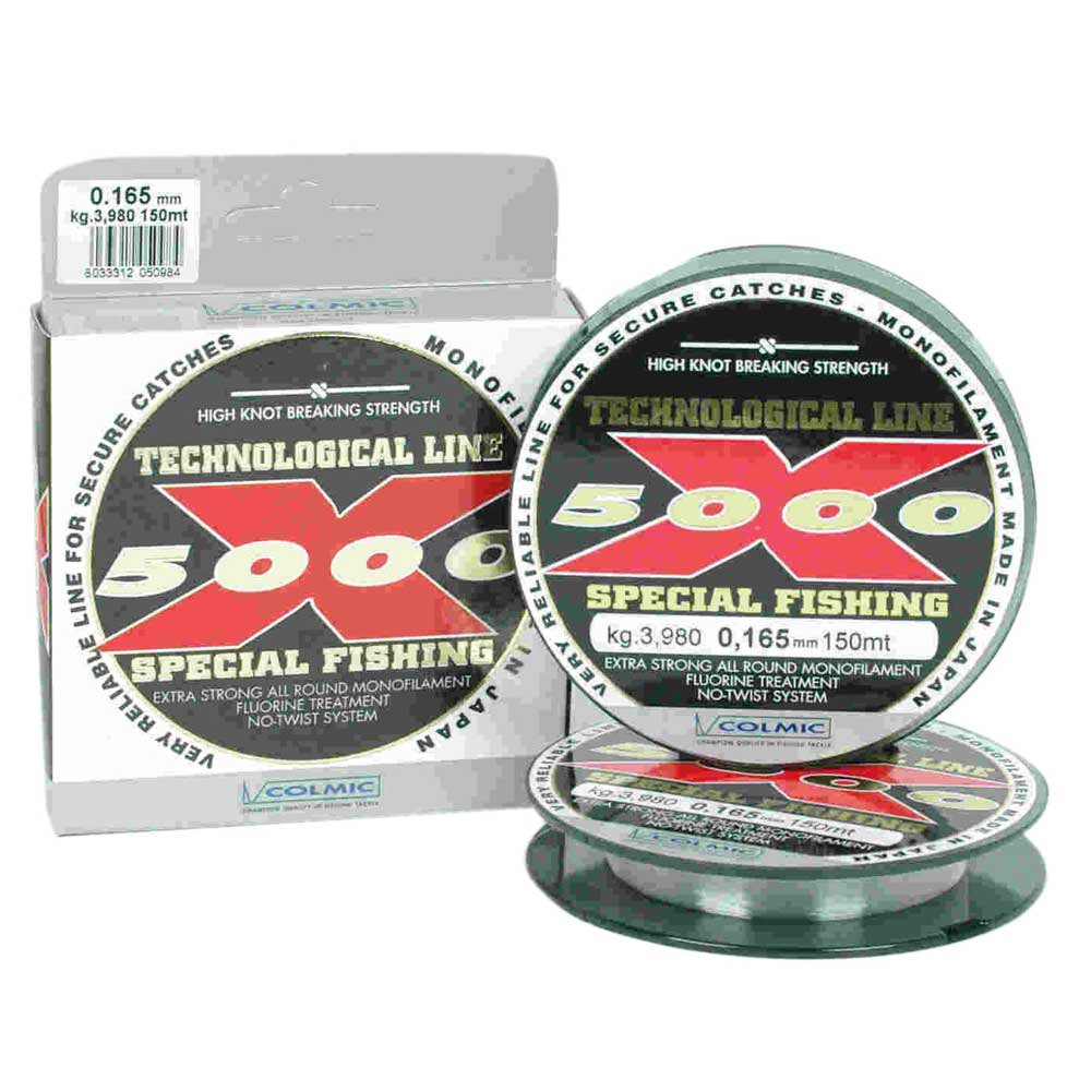 Colmic X-5000 Monofilament 600 M Durchsichtig 0.140 mm Colmic X-5000 Monofilament 600 M Durchsichtig 0.140 mm von Colmic