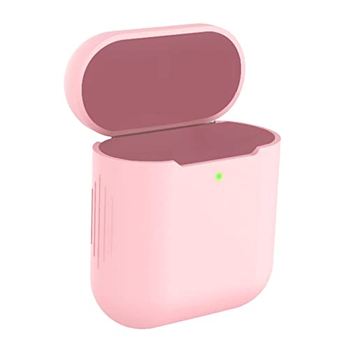 Colorful Geeignet für Airpods 1/2-Generation Anti-Drop Hüllen Weiche Silikon Schutzhülle für Airpods Kopfhörer, kabelloses Headset Case Cover (Pink, One Size) von Colorful Elektronik