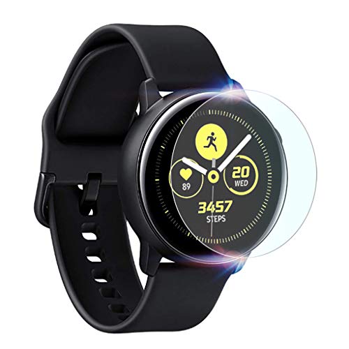 Für Samsung Galaxy Watch Active Schutzfolie, Colorful 【2 Stück】 HD Klar Displayschutzfolie Anti-Bubble [volle Abdeckung] Displayschutz für Samsung Galaxy Watch Active von Colorful Elektronik