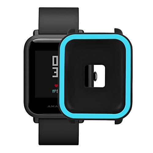 Schutzhülle für Huami Amazfit Bip Youth Watch,Colorful Weiches TPU Schutz Hülle All-Around Case für Xiaomi Huami Amazfit Bip Youth Watch (Blau) von Colorful Elektronik