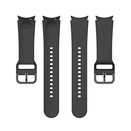 Colorful Uhrenarmband Für Samsung Galaxy Watch 4 20mm Smartwatch Replacement Band - Silikon Ersatzarmband Watch Strap Bracelet Belt (Black) von Colorful Outdoor