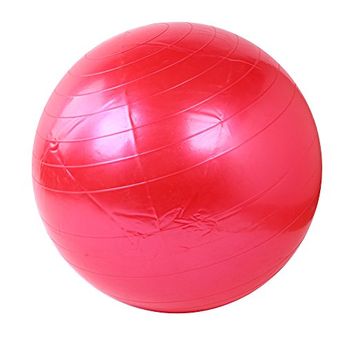 Colorful Gymnastikball Fitnessball 55cm Übung Fitness Gymnastik Smooth Yoga Ball (Rot) von Colorful