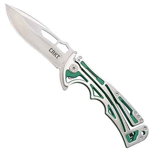 CRKT Unisex – Erwachsene NIRK Tighe II Taschenmesser, Grün-Silber, 18,8 cm CRKT Unisex – Erwachsene NIRK Tighe II Taschenmesser, Grün-Silber, 18,8 cm von CRKT