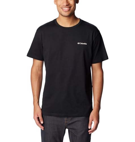 Columbia Basic T-Shirt Black, LC CSC Branded Graphic M von Columbia