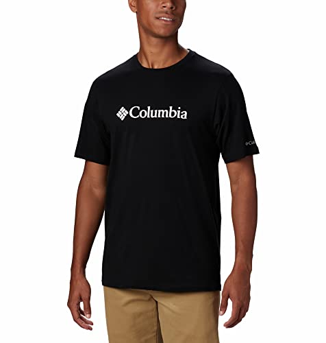 Columbia Herren Csc Basic Logo Short Sleeve Kurzarm Outdoor Wanderhemd, Schwarz, XXL EU von Columbia