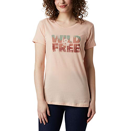 Columbia Damen Hidden Lake Crew T-Shirt, New Mint Heathe, L Columbia Damen Hidden Lake Crew T-Shirt, New Mint Heathe, L von Columbia