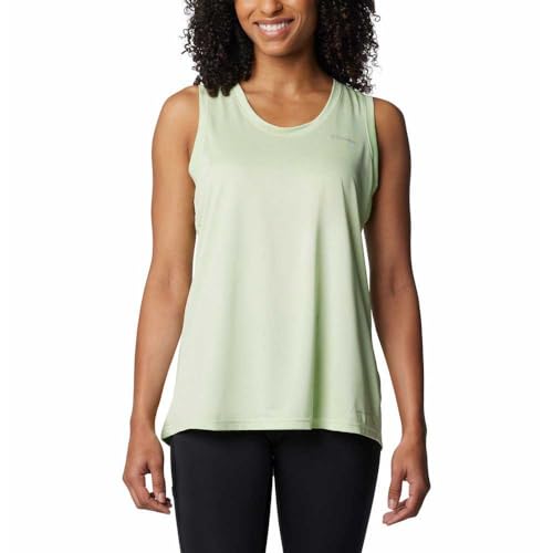 Columbia Damen Hike Tank Tanktop, Sage Leaf Heather, von Columbia