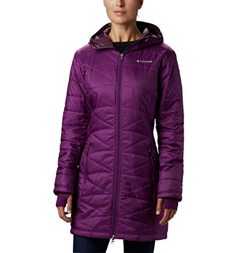 Columbia Damen Mighty Lite Kapuzenjacke, Wild Iris, Größe M von Columbia