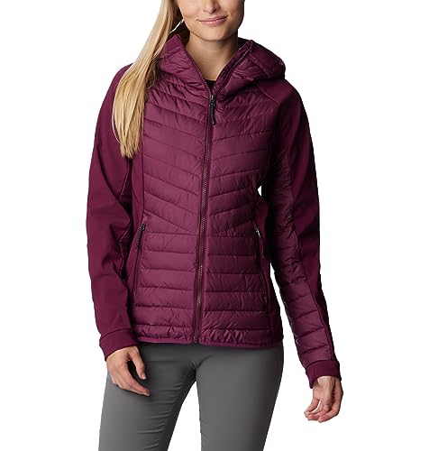 Columbia Damen Hybrid-Steppjacke mit Kapuze, Powder Lite von Columbia