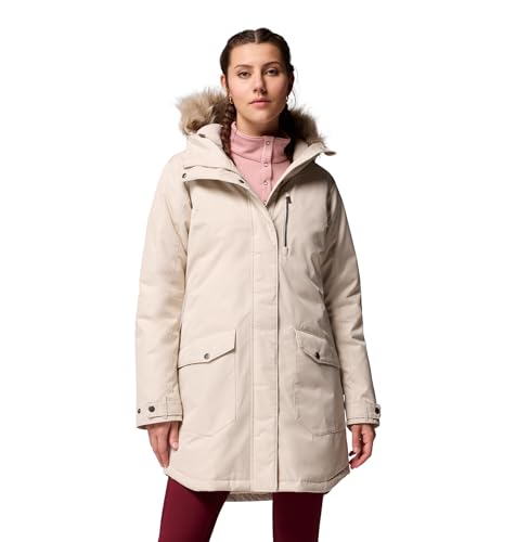 Columbia Damen Suttle Mountain Long Insulated Jacket Winterjacke, Dark Stone, L Columbia Damen Suttle Mountain Long Insulated Jacket Winterjacke, Dark Stone, L von Columbia