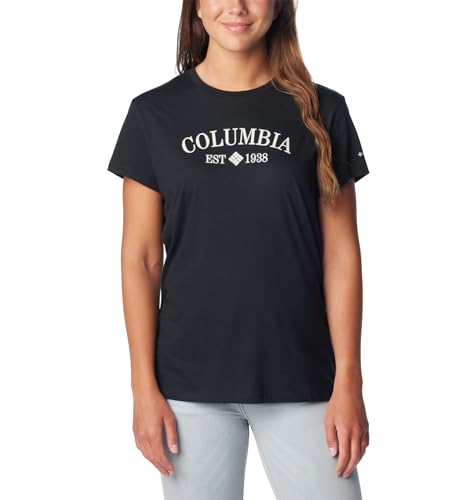 Columbia Damen Trek Kurzarm-T-Shirt mit Aufdruck von Columbia