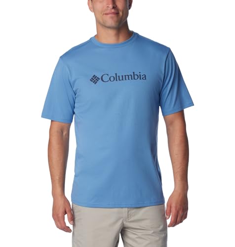 Columbia Herren T-Shirt, Kurzärmelig, Logo von Columbia