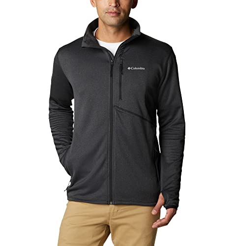 Columbia 194004376190 Fleecejacke Mit Durchgehendem Reißverschluss, Black Heather, S Columbia 194004376190 Fleecejacke Mit Durchgehendem Reißverschluss, Black Heather, S von Columbia