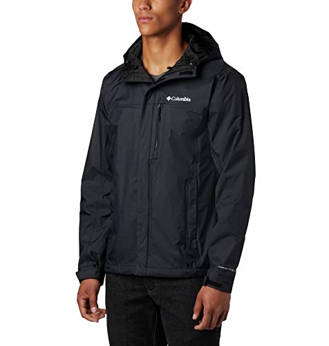 Columbia Pouring Adventure II Jacket Wasserdicht Regenjacke für Herren, Schwarz, S von Columbia