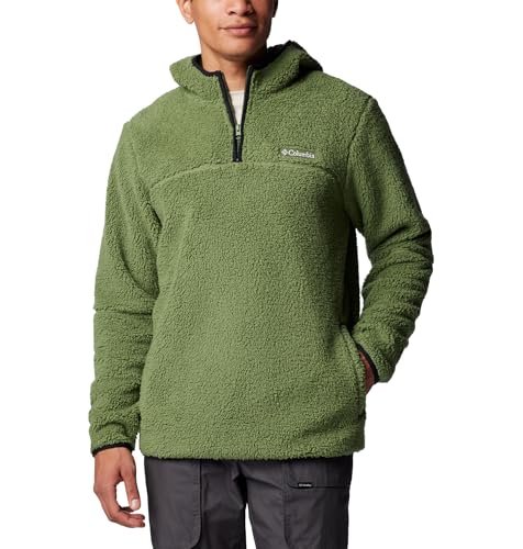 Columbia Rugged Ridge Sherpa Pullover Hoodie, Hoodie für Herren, Canteen, Größe L von Columbia