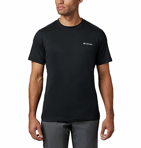 Columbia Herren Zero Rules Technisches Kurzärmeliges T Shirt, Black 010, M EU von Columbia