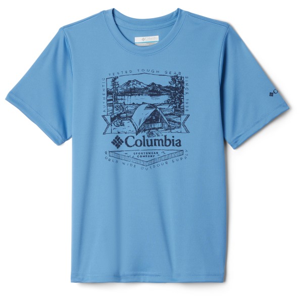 Columbia - Kid's Fork Stream Graphic Shirt S/S - T-Shirt Gr XS blau von Columbia