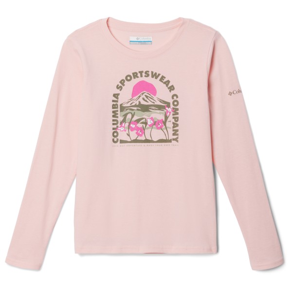 Columbia - Kid's Hazeldel Hill L/S Graphic Tee - Longsleeve Gr 14-16 Years rosa von Columbia