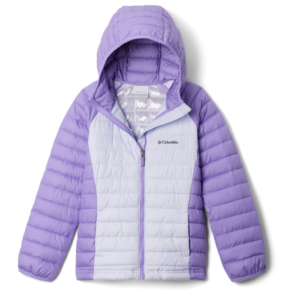 Columbia - Kid's Powder Lite II/1 Hooded Jacket - Kunstfaserjacke Gr 14-16 Years lila von Columbia