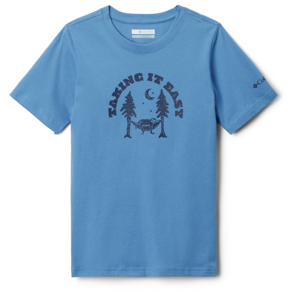 Columbia - Kid's Valley Creek Graphic Shirt S/S - T-Shirt Gr XXS blau von Columbia