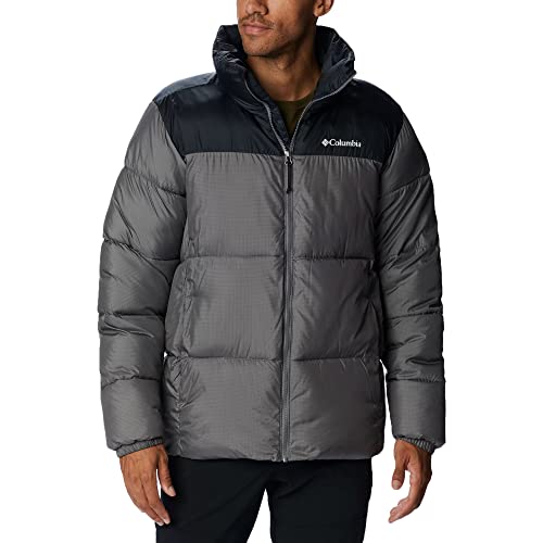 Columbia Puffect™ II Jacke City Grey, Blac M von Columbia