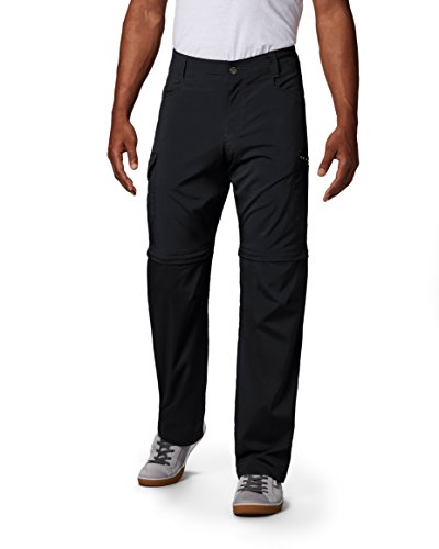 Columbia Silver Ridge Stretchhose, Herren, Silver Ridge Stretch™ Convertible Pant, schwarz, 38W x 28L von Columbia