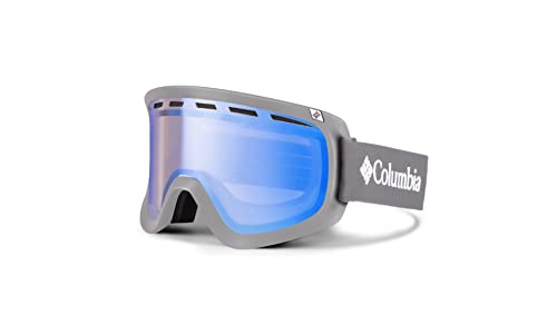 Columbia Unisex Snow Goggles Benton Springs - Grey/White with Blue Steel Lens von Columbia