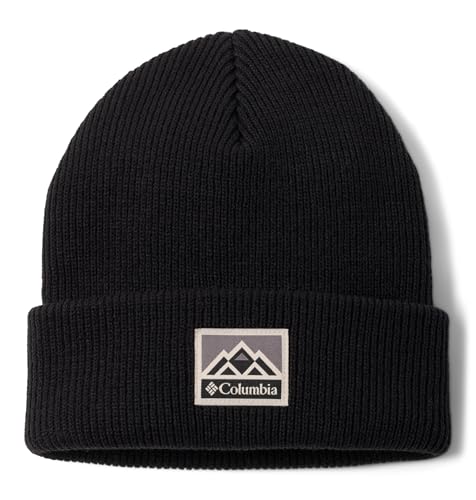 Columbia Unisex Whirlibird Cuffed Beanie Mütze, Black/Mountains, Einheitsgröße EU Columbia Unisex Whirlibird Cuffed Beanie Mütze, Black/Mountains, Einheitsgröße EU von Columbia