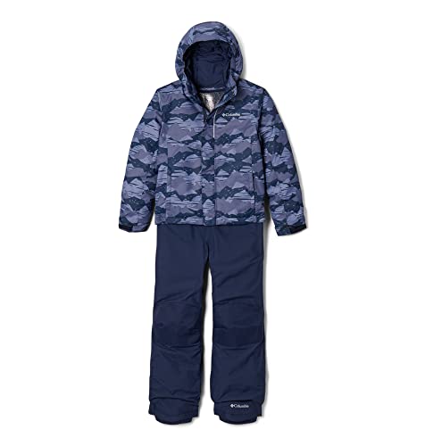 Columbia Youth Unisex Buga Schneeanzug, Collegiate Navy Scrapscape Tonal, XS von Columbia