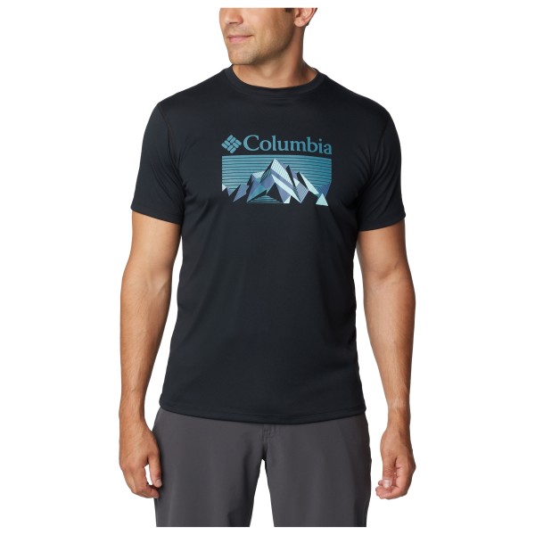 Columbia - Zero Rules Graphic Shirt S/S - Funktionsshirt Gr S schwarz von Columbia