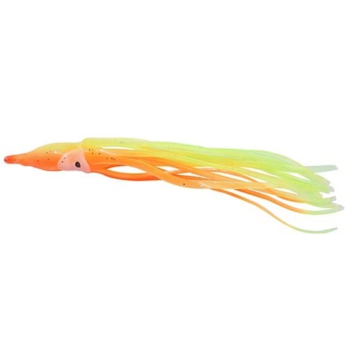 20pcs Rubber Squid Röcke 5cm 9cm 11cm Octopus Soft Angelköder Thunfisch Sailfish Wels Köder (Color : Orange, Size : 5CM(1.97IN)) von Comcapy