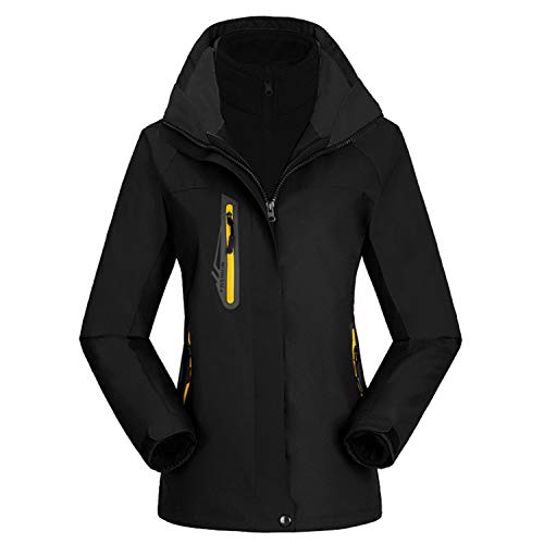 Comcrib Damen 3 in 1 Jacke Funktionsjacke Winddicht wasserdichte Regenjacke Atmungsaktive Outdoorjacke Sport Wanderjacke mit Abnehmbarer Kapuze Herbst Winter Comcrib Damen 3 in 1 Jacke Funktionsjacke Winddicht wasserdichte Regenjacke Atmungsaktive Outdoorjacke Sport Wanderjacke mit Abnehmbarer Kapuze Herbst Winter von Comcrib