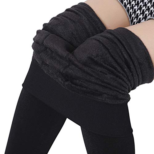 Comcrib Damen Dicke Kompressionsleggings Winter Samt Thermal Underwear Super Dick Leggings Dehnbar Hose Elastizität Hüftheben Thermo Unterhose Körperformung Wärme Thermo Unterwäsche von Comcrib