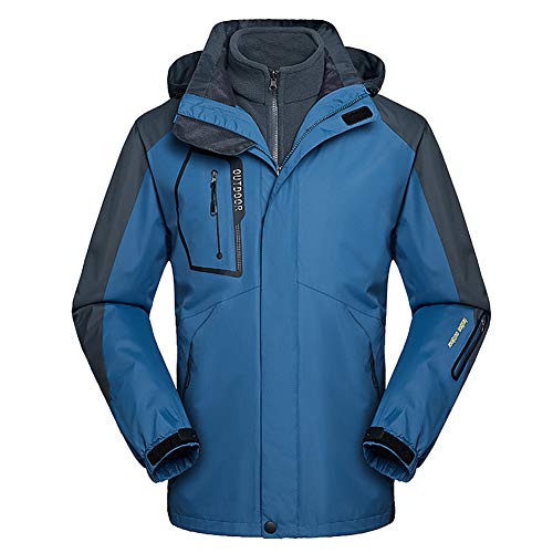 Comcrib Herren 3 in 1 Outdoorjacke Winddicht wasserdichte Skijacke Warme Funktionsjacke Wanderjacke Winterjacke für Trekking Bergsteigen Skifahren Comcrib Herren 3 in 1 Outdoorjacke Winddicht wasserdichte Skijacke Warme Funktionsjacke Wanderjacke Winterjacke für Trekking Bergsteigen Skifahren von Comcrib