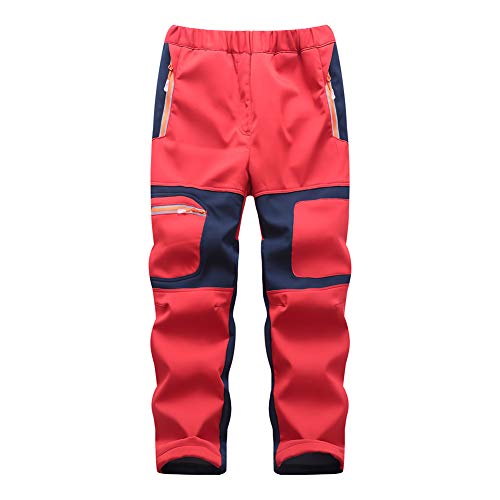 RPixc Kinder Softshellhose Atmungsaktiv Wasserdicht Warme Jungen Mädchen Skihose Wanderhose Winddichte Funktionshose Outdoorhose Trekkinghose 105-165 RPixc Kinder Softshellhose Atmungsaktiv Wasserdicht Warme Jungen Mädchen Skihose Wanderhose Winddichte Funktionshose Outdoorhose Trekkinghose 105-165 von Comcrib